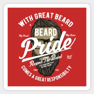 Beard Pride Sticker